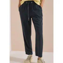 Cecil Mid Waist Slim Leg Hose im loose fit palm breeze Green M, - M / 28L