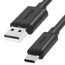 UNITEK USB-A auf USB-C 1,5 m Schwarz