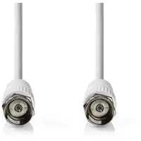 Nedis Satelliten- und Antennenkabel F Stecker F Stecker Vernickelt