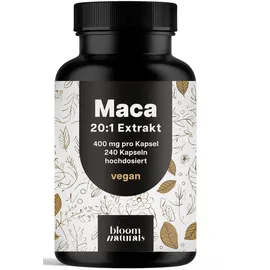 bloom naturals beauty supplements Maca Kapseln 240 St.