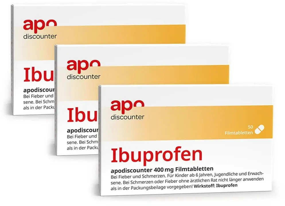 Ibuprofen 400 mg Schmerztabletten von apodiscounter