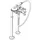Hansgrohe Montreux 2-Griff-Wannenarmatur Brushed Gold Optic