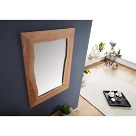 Massivmoebel24 Spiegel Akazie 100 x 3 x 70 cm Beige