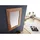 Massivmoebel24 Spiegel Akazie 100 x 3 x 70 cm Beige