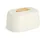Zeller Brotkasten Metall/Gummibaum, creme