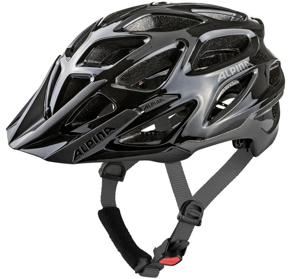 Alpina Sports Fahrradhelm, Enduro/MTB-Helm Mythos 3.0 grau 52-57 - 52 cm - 57 cm