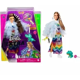 Barbie Extra im Regenbogen-Kleid