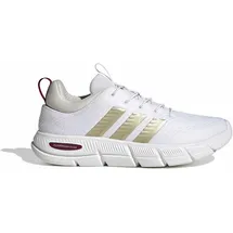 adidas Damen Cloudfoam Flex Elastic Laces Shoes, FTWR White/Cyber met./Crystal White, 41