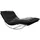 W.Schillig Relaxliege daily dreams Leder 95 x 85 x 169 cm schwarz mit Kissen