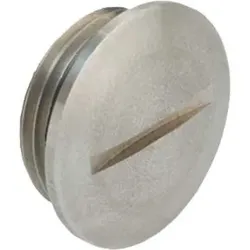 KAISER 8775.96.08 Verschlussschraube Stahl A2 HT M75x1.5, mit O-Ring FPM, für hohe Temperaturen 87759608 - 5 Stück