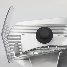 h.koenig Elektrischer Allesschneider MSX220, 20cm Klinge Silber