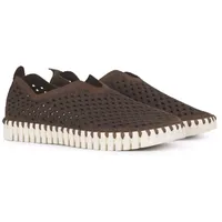 Ilse Jacobsen Damen Flats TULIP3275 Brown 40 Naturkautschuk, recycelte Microfaser, Flexible Laufsohle - 40 EU