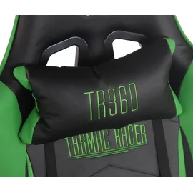 TPFLiving Turbine Kunstleder Schwarz/Grün