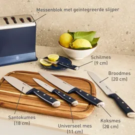 Tefal EverSharp Pro Messerblock 6-tlg. Blau