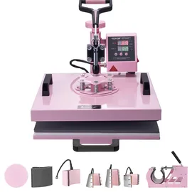 Vevor Hitzepresse 38 x 38 cm Rosa