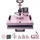 Vevor Hitzepresse 38 x 38 cm Rosa