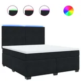 vidaXL Boxspringbett 180 x 200 cm Schwarz