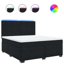 vidaXL Boxspringbett 180 x 200 cm Schwarz