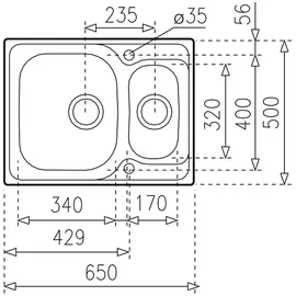 Teka Universe 60 T-xp 11⁄2c Doppelspüle - Grey - One Size