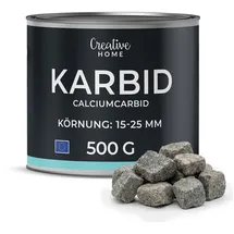 Creative Home Karbid 500g Reines Calciumcarbid für Garten und technische Anwendungen