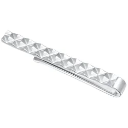 KUZZOI Pyramiden Struktur Zeitlos Business 925 Silber OneSize Herren 