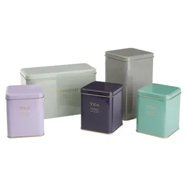 BUTLERS Knäckebrot TIN TIN 6er-Set | Grau