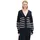 Tom Tailor V Neck Strickjacke Placed Navy White Stripe M