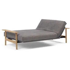Innovation Living Schlafsofa INNOVATION LIVING TM "Balder Softspring, stabile Armlehnen, bequem und komfortabel", grau, B:230cm H:92cm T:112cm, Sofas, Schlafsofa, vollwertiger Bettersatz, hochwertige Matratze durchgehendem Lattenrost