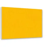 platino24 Schallabsorber COLORE aus Basotec G+ I Akustikpaneel mit Akustikfilz I 1 Wand-Paneel in Sonnengelb I Akustikplatte zur Schalldämmung in Büro, Studio & Wohnung