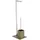 MSV WC-Bürstengarnitur Edelstahl und Glas Taupe