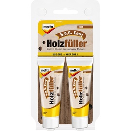 MOLTO S.O.S Easy Holzfüller weiß, 2 x 20 ml