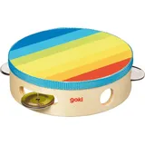 GoKi Kinder-Tamburin mit Schellen H=4,5 cm, Ø=14,5 cm