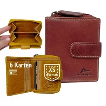 glücksnugget Geldbörse braun