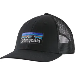 Patagonia P-6 Logo LoPro Trucker Hat - Black