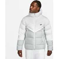 NIKE Herren Unterjacke M NK SF WR PL-FLD HD JKT, WHITE/LT SMOKE GREY/BLACK, XXL