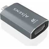 AISENS USB-C zu HDMI Adapter 4K 60Hz 0,5 m Grau