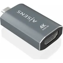 AISENS USB-C zu HDMI Adapter 4K 60Hz 0,5 m Grau