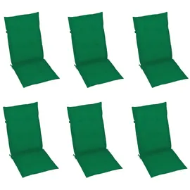 vidaXL Gartenstuhl 60,7 x 93,9 x 32,9 cm grün 6 St.