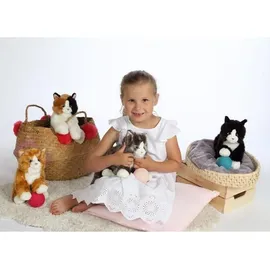 gipsy toys GIPSY Katze Mimiz 28 cm Schwarz/Weiß