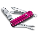 Victorinox Nail Clip 580, 8 Funktionen, Kleines Taschenmesser Pink