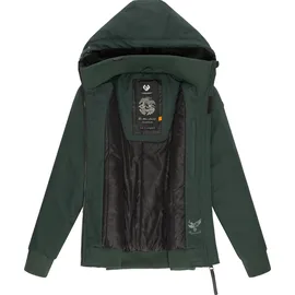 Ragwear Winterjacke "Nuggie Melange", Damen, Gr. XXXL(46), grün (dunkelgrün), Obermaterial: 100% Polyester. Innenfutter: 100% Polyester.