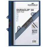 DURABLE 25 DURABLE Klemmhefter 30 EASY FILE dunkelblau