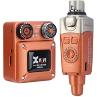 XVive U45 In‐Ear Monitor Wireless System – 5,8 GHz Funk‐Monitoring‐Set, geringe Latenz, Orange