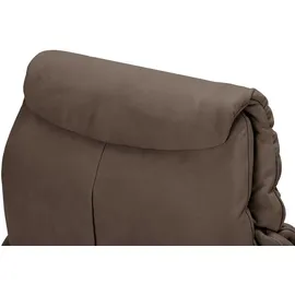 HIMOLLA Relaxsessel 4217 Leder 96 x 107 x 91 cm Braun mit Kopfteil