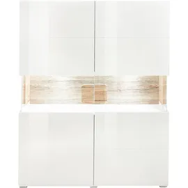 OTTO home Highboard Toledo 121,5 x 152,5 x 37 cm Weiß