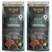 2 x 12,5 kg Belcando Adult GF Ocean | getreidefreies Hundefutter | Sortenreines Trockenfutter ohne Getreide mit Fisch | Alleinfutter für ausgewachsene Hunde ab 1 Jahr - Sparpaket