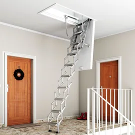 DOLLE Bodentreppe clickFIX vario 90x60 cm Aluminium 239–266 cm