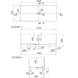 Steinberg Serie 490 Freistehende Badewanne 70 x 160 cm (4909400W)