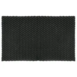 PAD Concept pad Outdoorteppich Uni 52 x 72 cm Polypropylen Schwarz
