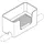 Hewi Ablagebox 802.03.20033 aufsteckbar an Stangensystem, rubinrot